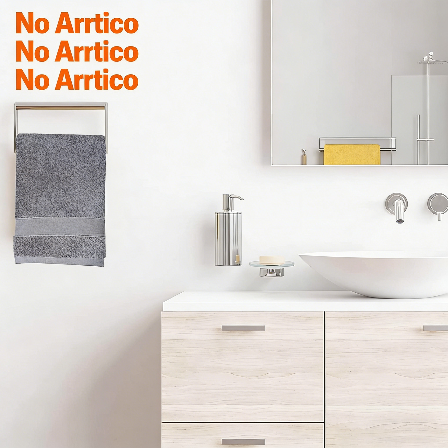 Gray Bathroom Towel Set
