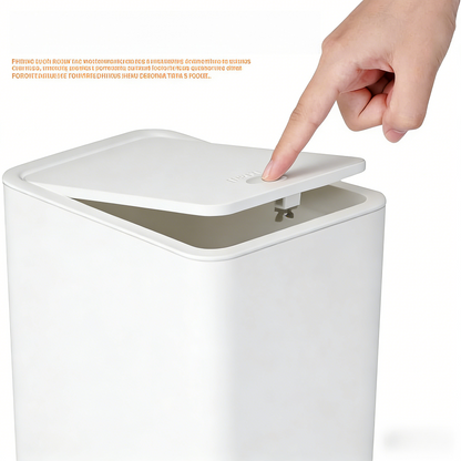 Press-Top Sealed Trash Can