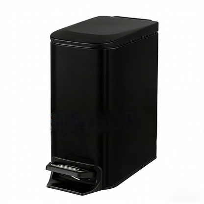 Compact Pedal-Activated Trash Can
