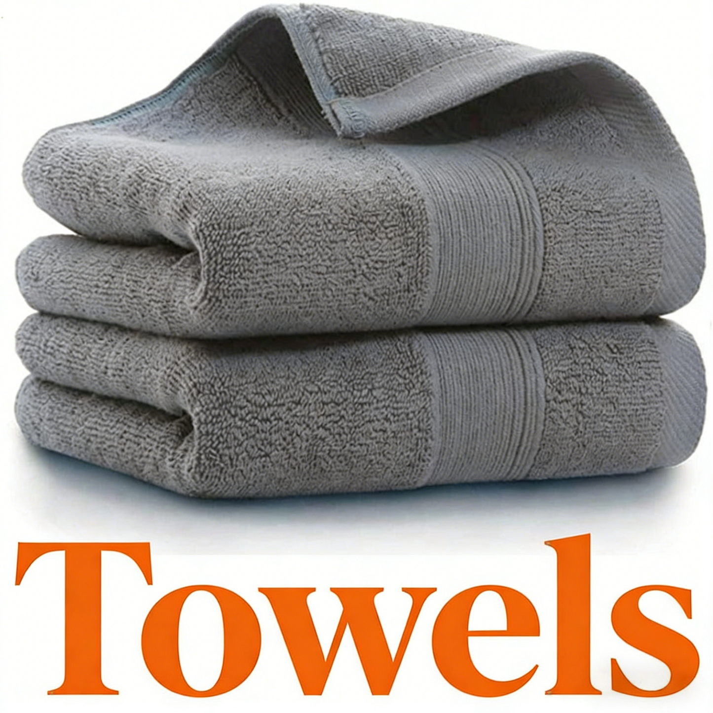 Gray Bathroom Towel Set